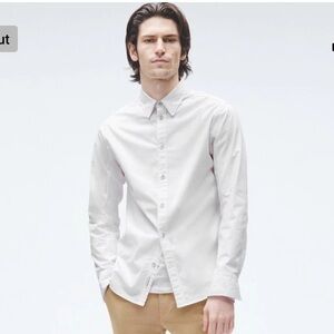 NWT Rag & Bone Men’s White Fit 2 Engineered Cotton Oxford Shirt